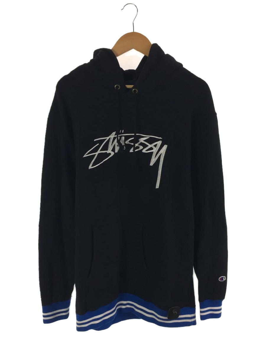 通販でクリスマス STUSSY◇パーカー/XL/コットン/BLK/C8-G121 XLサイズ