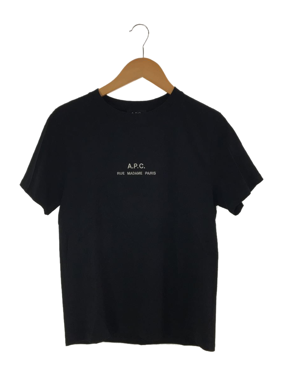 A.P.C.◆Tシャツ/HOMME S/S TEE/XS/コットン/BLK/25082-1-93310