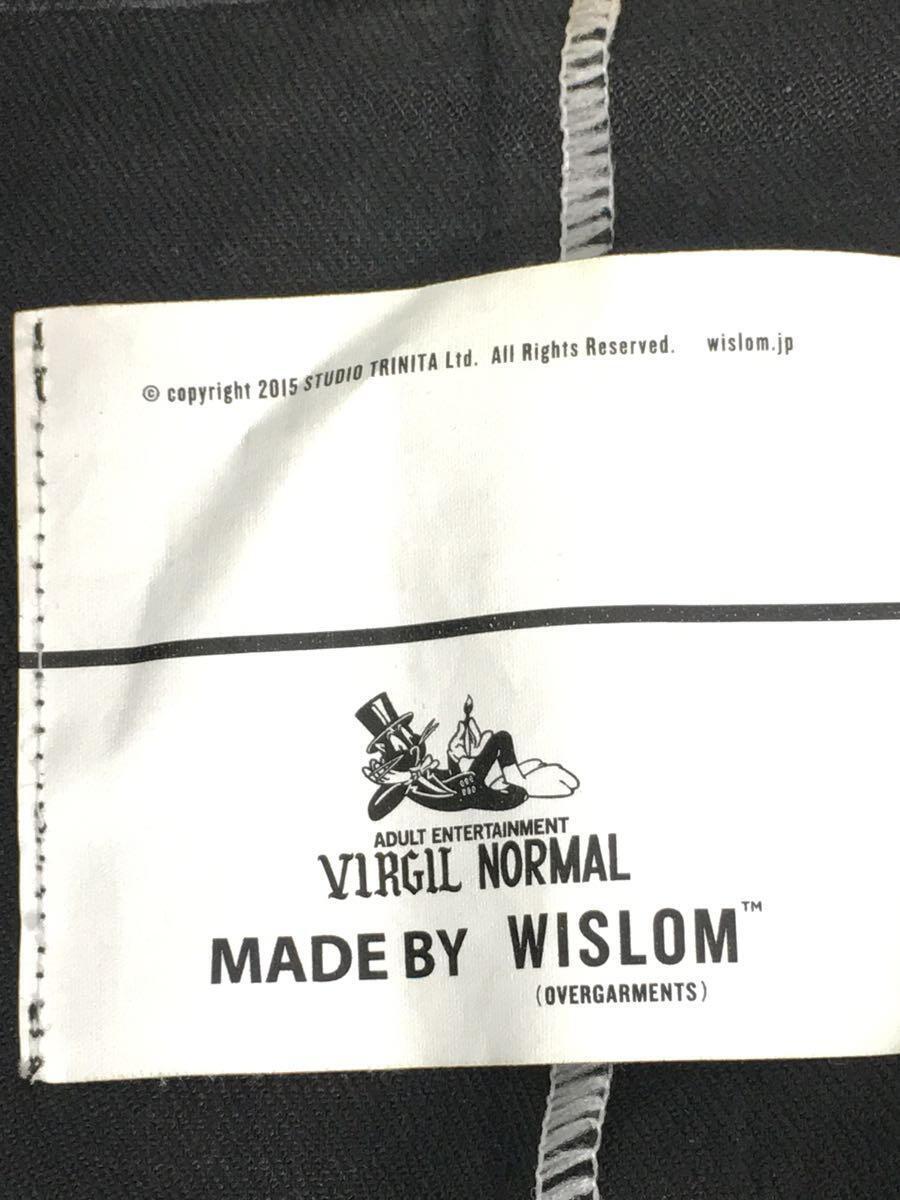 Virgil Normal◆テーラードジャケット/M/リネン/ブラック/MW19-00202M_画像3