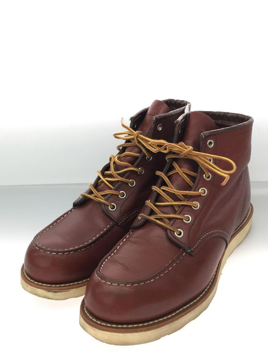 RED WING◆レースアップブーツ/US10/BRW/9106_画像2