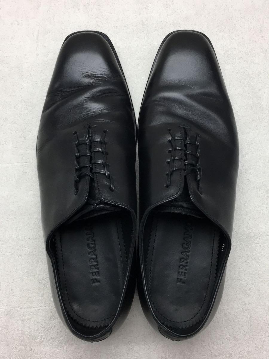 Salvatore Ferragamo◆ドレスシューズ/US6.5/BLK/履きジワあり_画像3