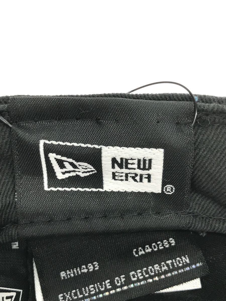 NEW ERA◆キャップ/-/コットン/BLK/メンズ_画像5