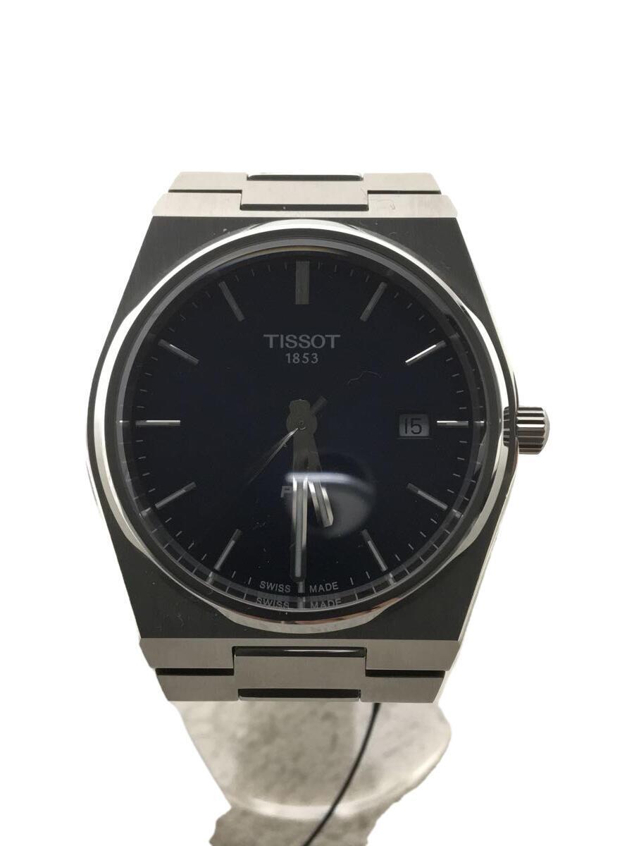 TISSOT◆腕時計/アナログ/NVY/SLV/5GR