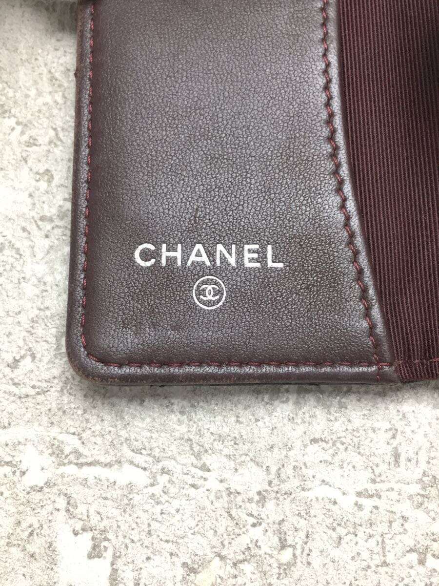 CHANEL* Chanel / key case / leather /BLK/ lady's / matelasse / attrition, peeling have 