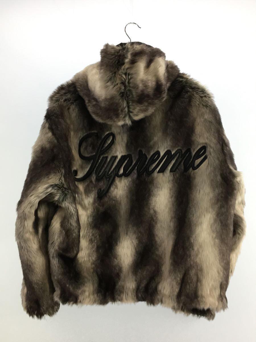 Supreme◆Faux Fur Reversible Hooded Jacket/ジャケット/S/アクリル/GRY_画像2