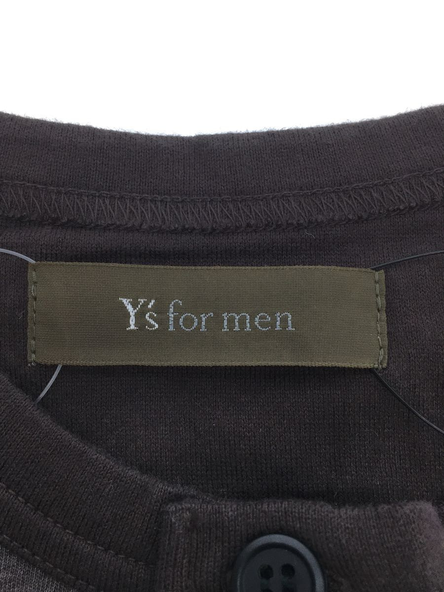 Y’s for men◆長袖Tシャツ/3/コットン/BRW/無地/MX-T49-045_画像3