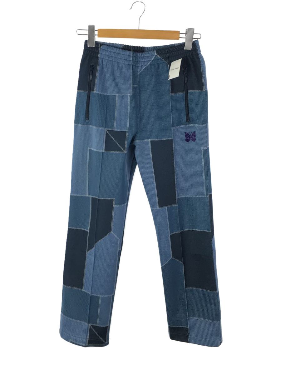Needles◆ボトム/XS/ポリエステル/BLU/総柄/IN198/21SS/TRACK PANT POLY JQ PATCH