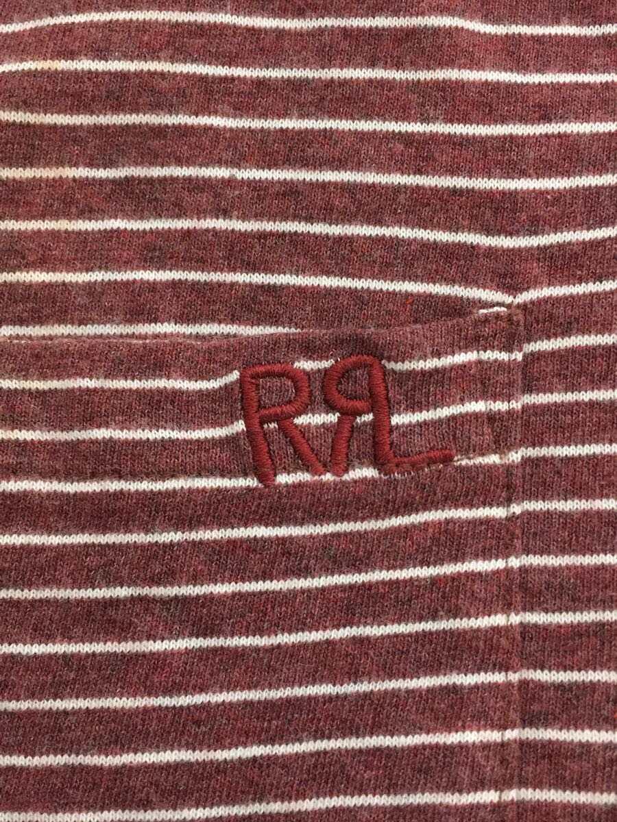 RRL◆Tシャツ/S/コットン/BRD/ボーダー_画像6