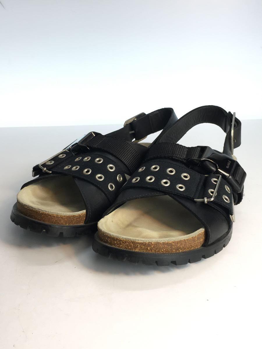 sacai◆×A.P.C./Jules Leather Sandals/サンダル/41/ブラック_画像2