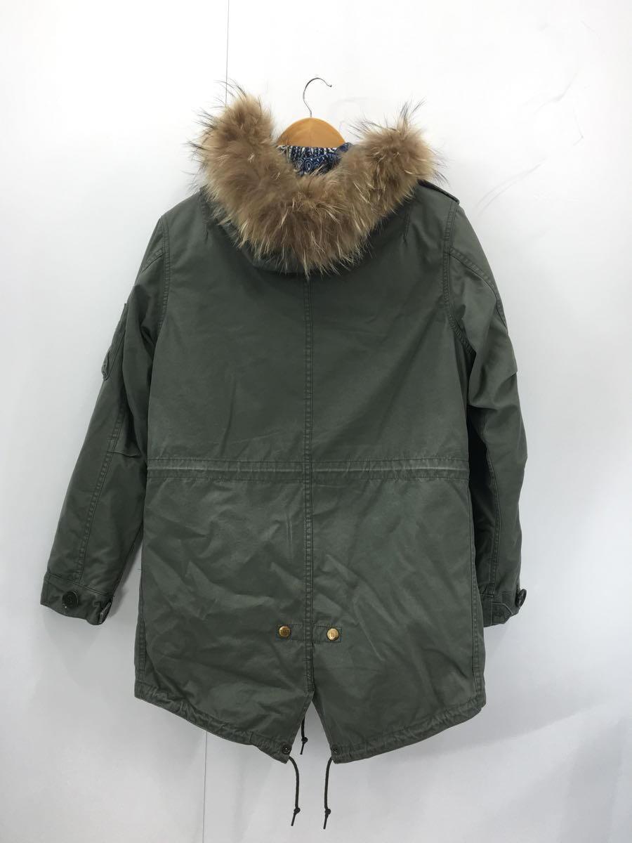 ALPHA INDUSTRIES◆モッズコート/S/コットン/カーキ/無地/TA1073-80189_画像2