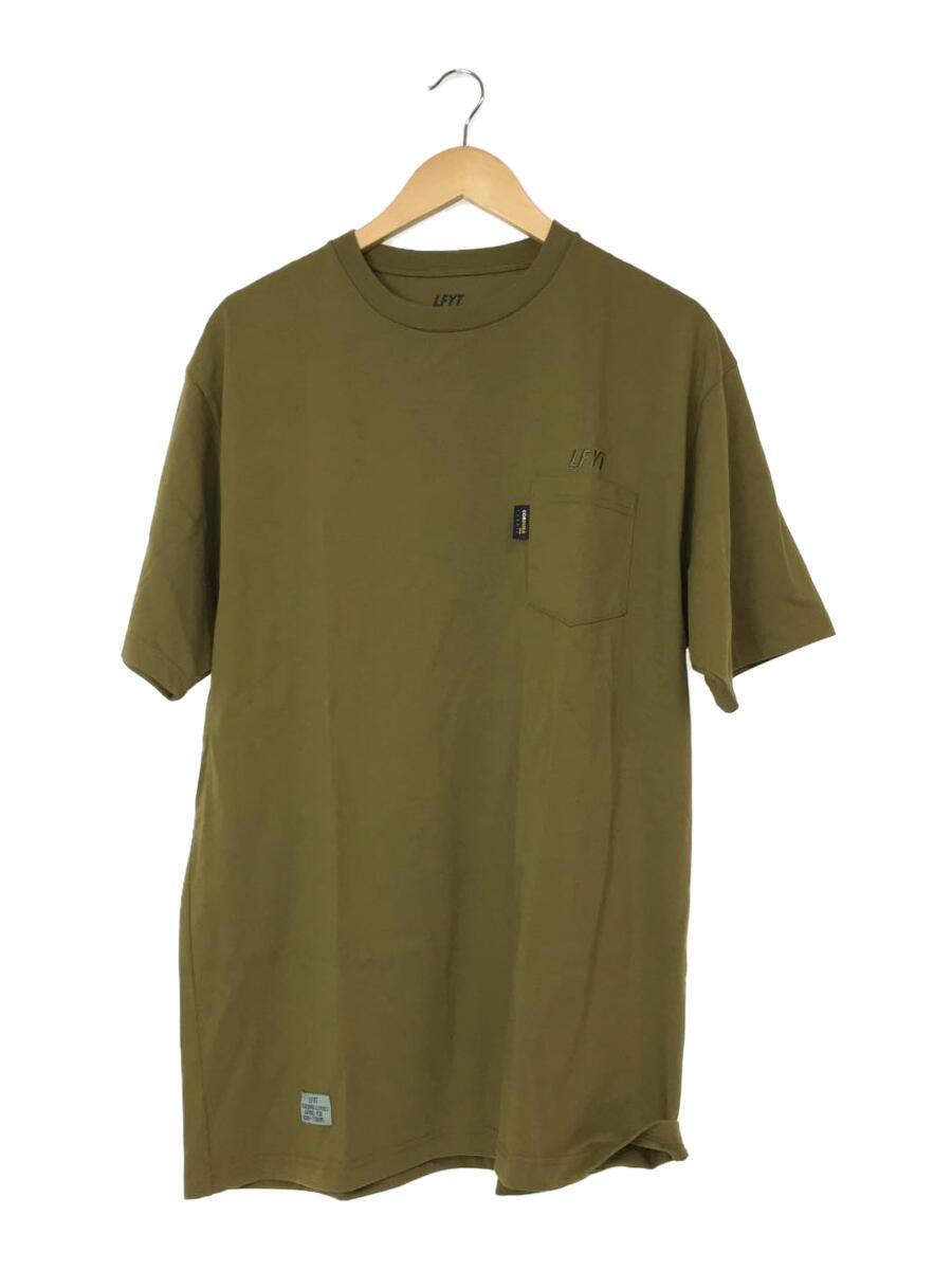 Lafayette◆Tシャツ/XL/-/KHK/無地_画像1
