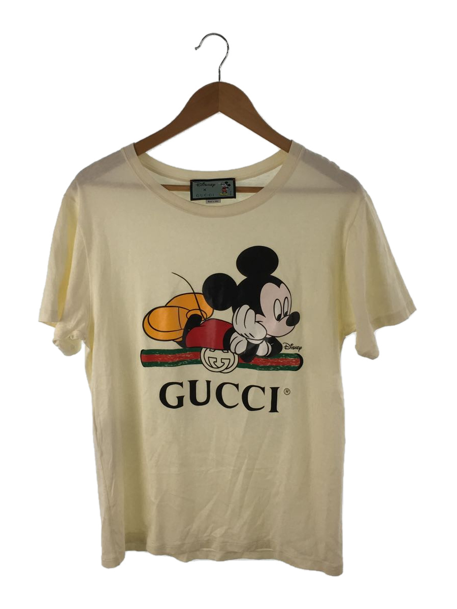 GUCCI◆Tシャツ/XS/コットン/492347 XJB7W/Disney/made in Italy/ミッキー