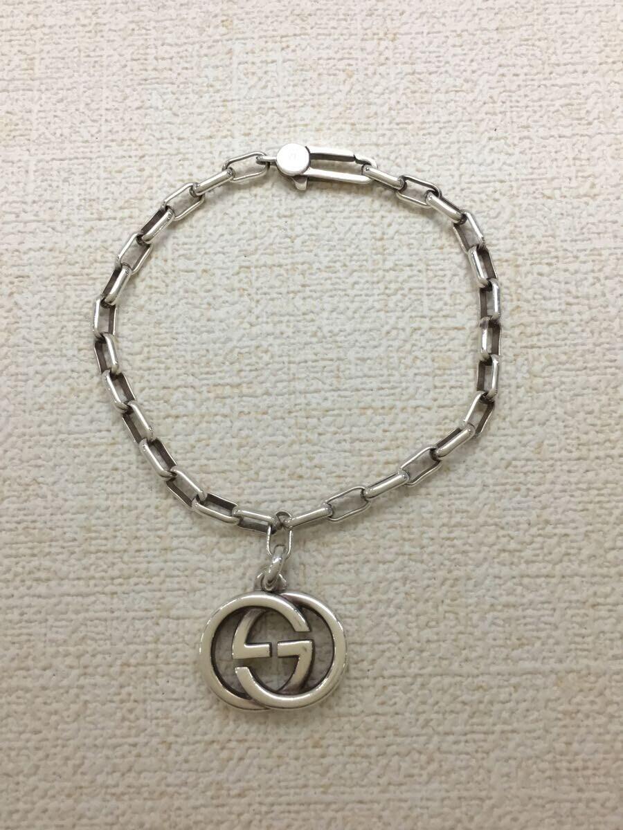 2022セール GUCCI◇チェーンブレスレット/SV925/レディース/GGロゴ