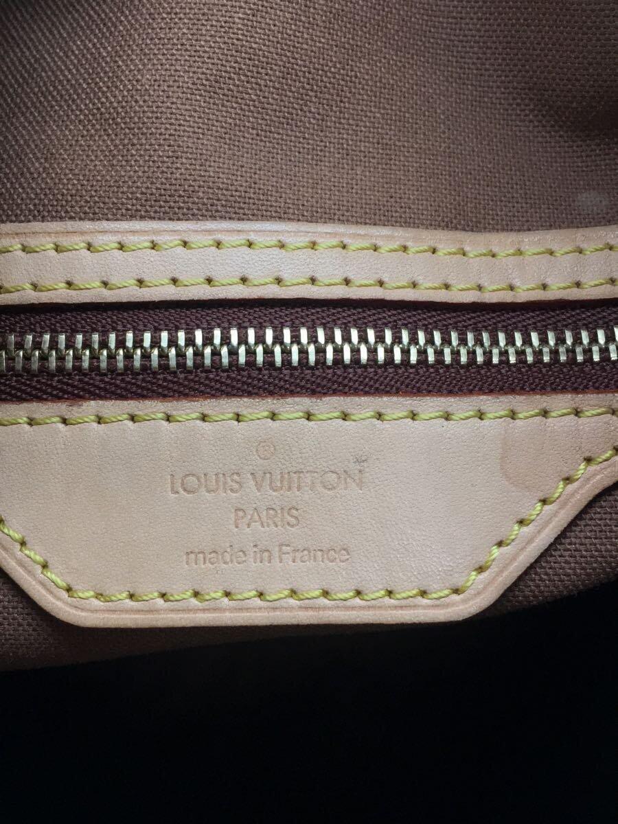 LOUIS VUITTON◆バティニョールヴェルティカル_モノグラム_BRW/PVC/BRW_画像5