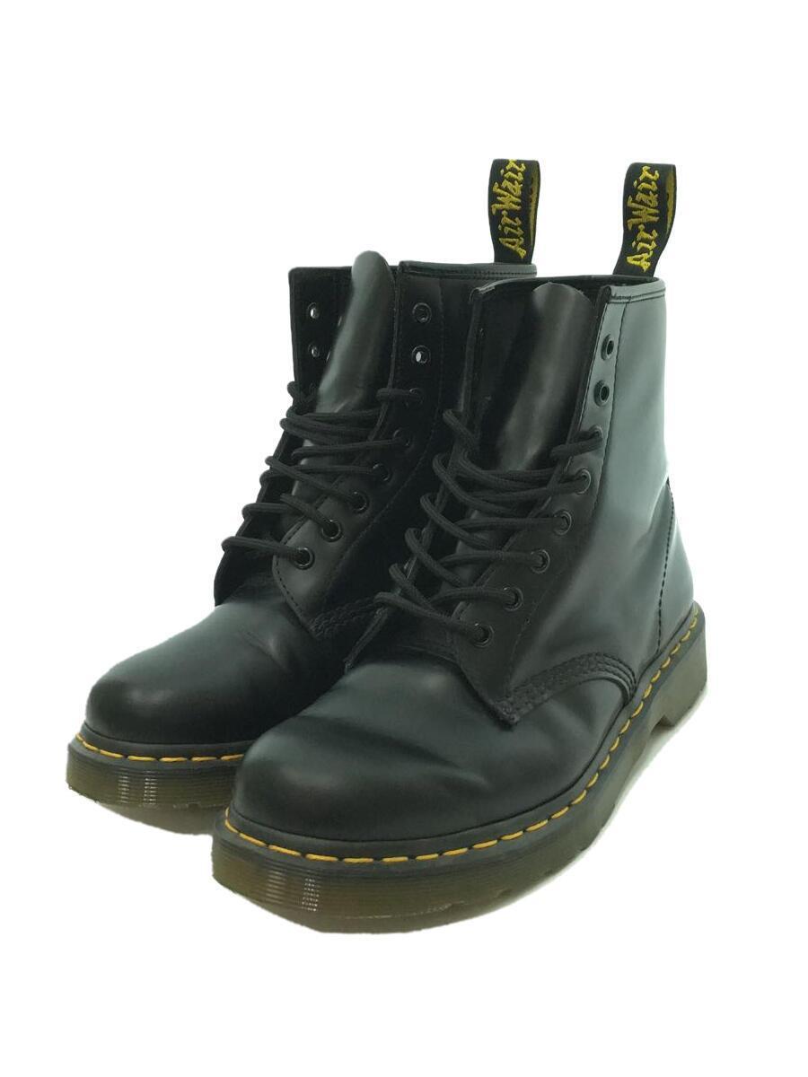 Dr.Martens◆8ホール/レースアップブーツ/UK8/BLK/レザー/AW006/1460_画像2