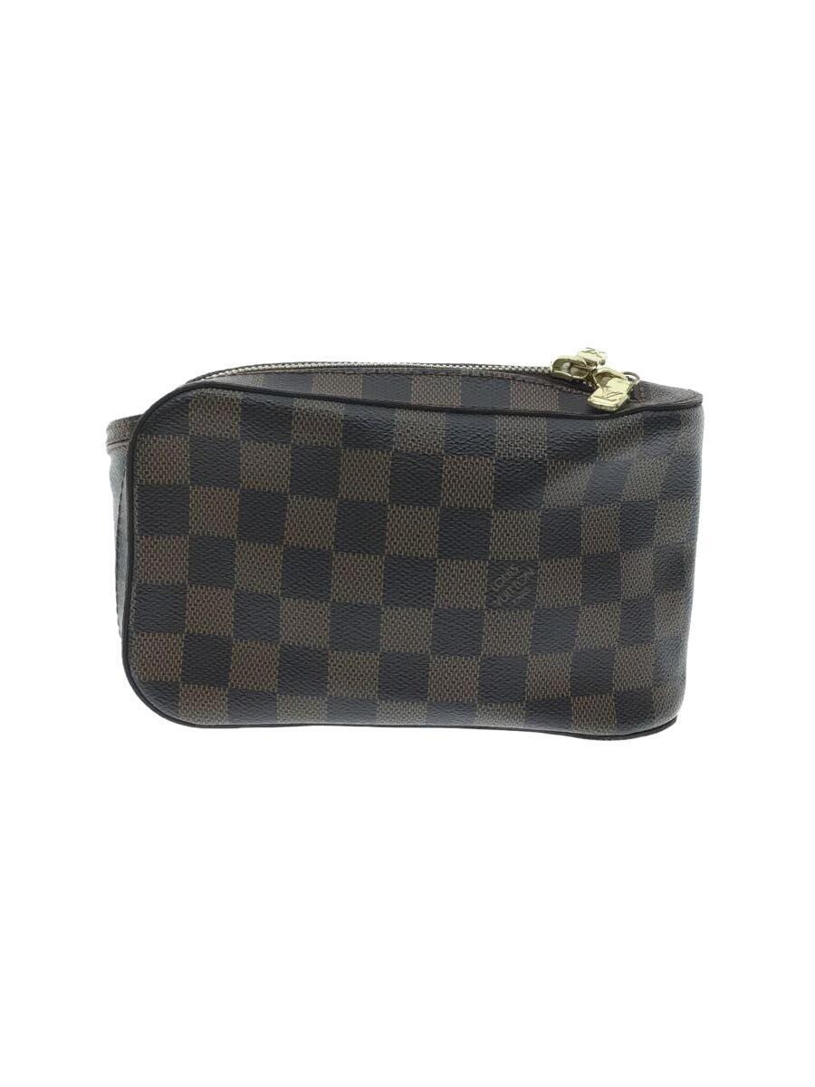 正規取扱店】 LOUIS VUITTON◇ジェロニモス_ダミエ・エベヌ_BRW/PVC