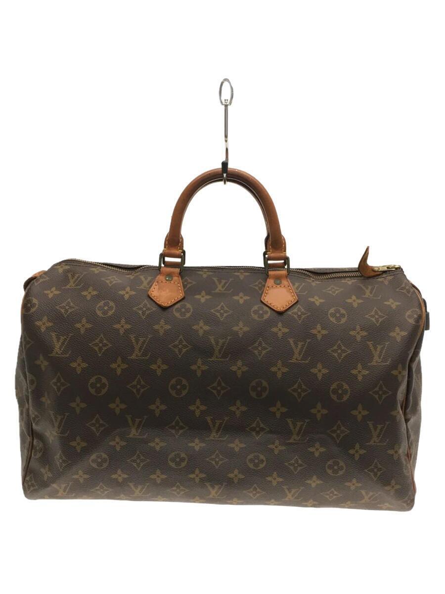 最安価格 LOUIS VUITTON◇スピーディ40_モノグラム_BRW/PVC/BRW