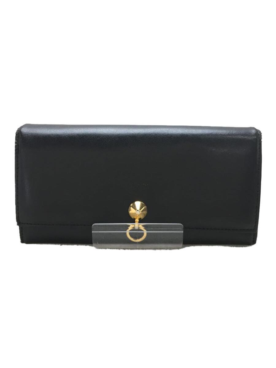 【国内発送】 FENDI◆長財布/レザー/BLK/無地/レディース/8M0251 長財布(小銭入れあり) 【国内発送】 FENDI◆長財布/レザー/BLK/無地/レディース/8M0251 長財布(小銭入れあり)
