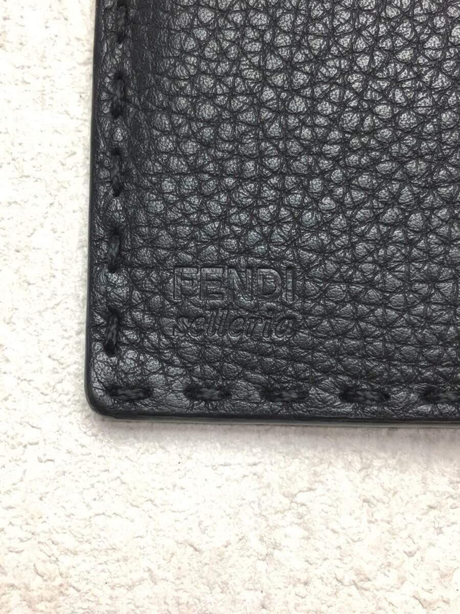 FENDI◆Selleria/セレリア/コンチネンタルウォレット/レザー/ブラック/7M0186 07N 198の画像3