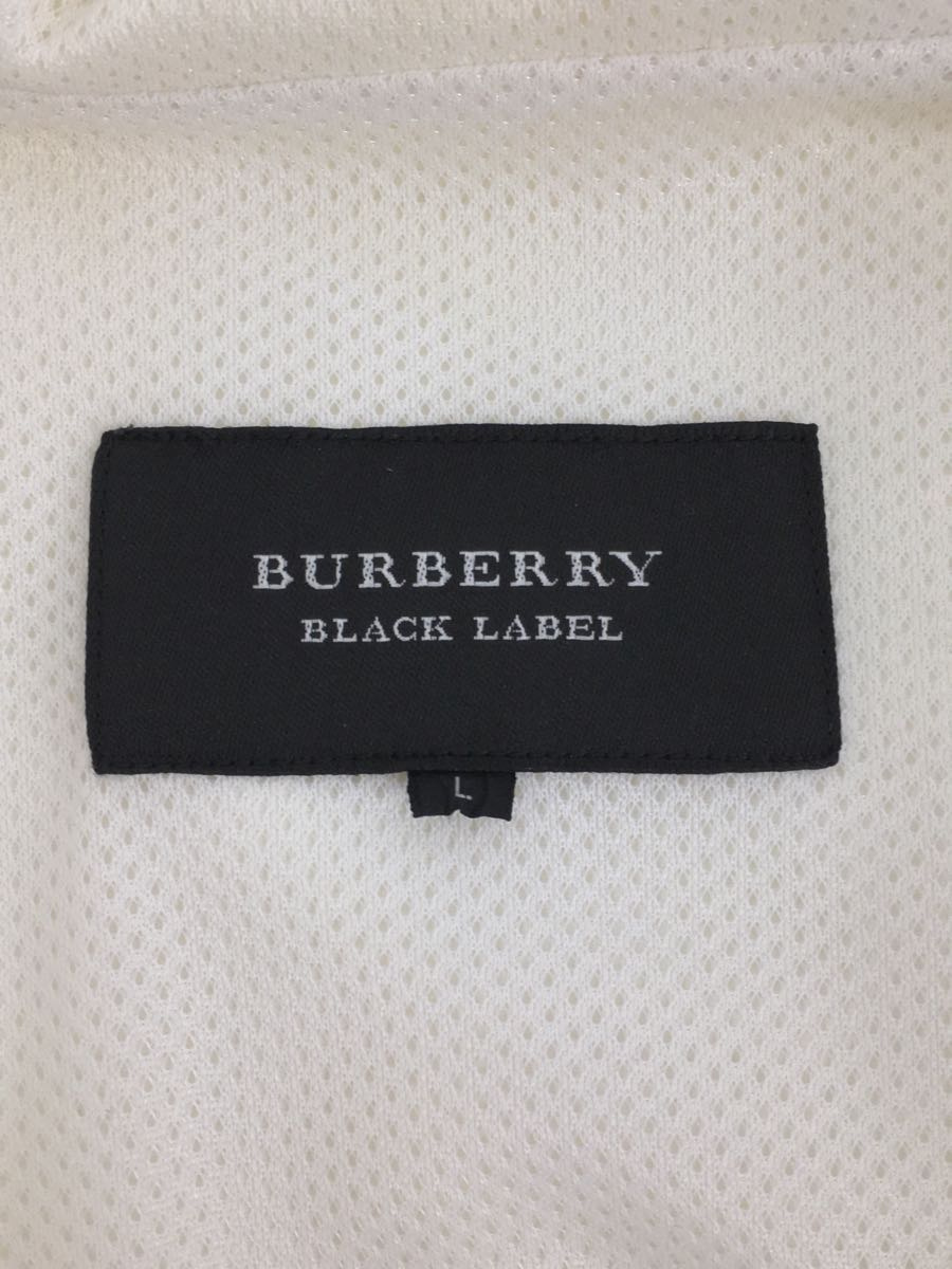 BURBERRY BLACK LABEL◆ナイロンジャケット/L/ナイロン/WHT/無地/BMP67-206-02_画像3