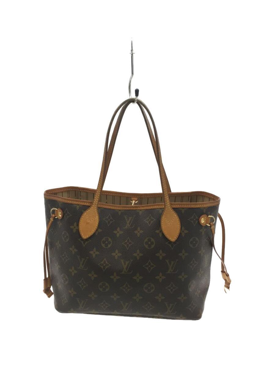 超大特価 LOUIS VUITTON◇ネヴァーフルPM(OLD)_モノグラム_BRW/PVC/BRW