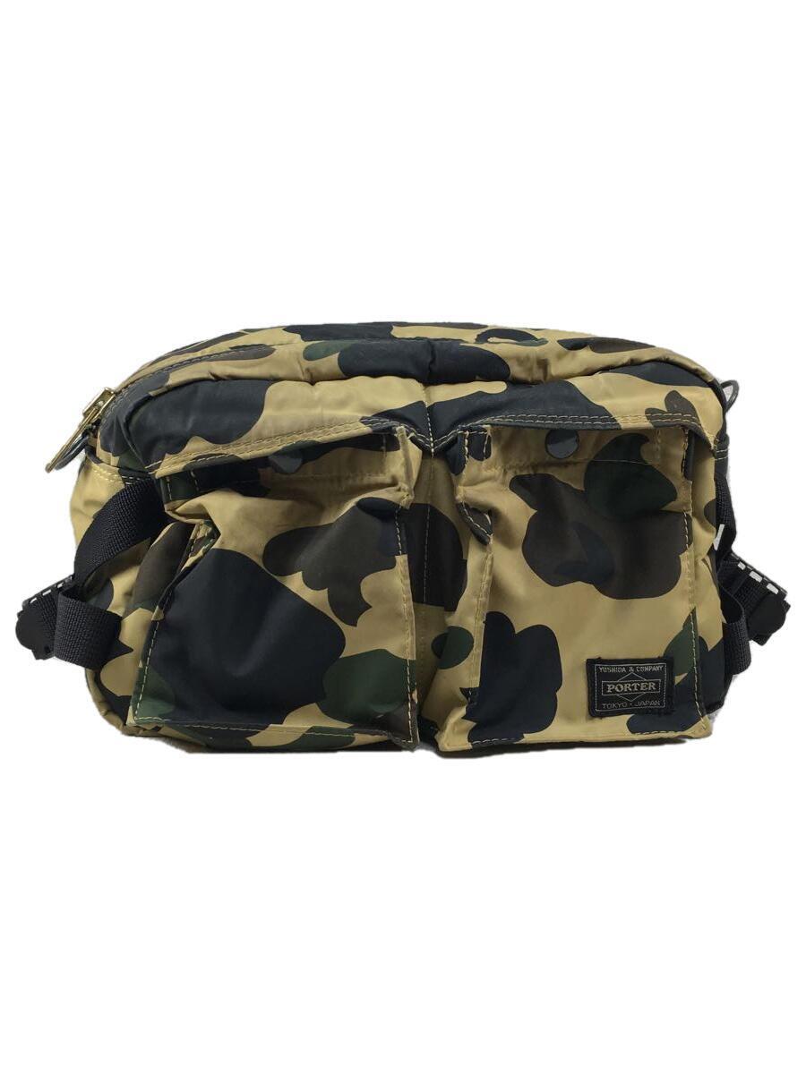 人気特価 BATHING PORTER◆×A APE/1ST WAISTBAG/ウエストバッグ/ポリエステル/BEG/カモフラ CAMO ウエストバッグ 人気特価 BATHING PORTER◆×A APE/1ST WAISTBAG/ウエストバッグ/ポリエステル/BEG/カモフラ CAMO ウエストバッグ