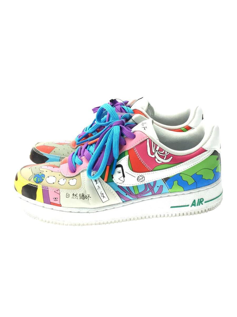 NIKE◆Ruohan Wang/FLYLEATHER AIR FORCE 1 LOW QS/CZ3990-900/28cm