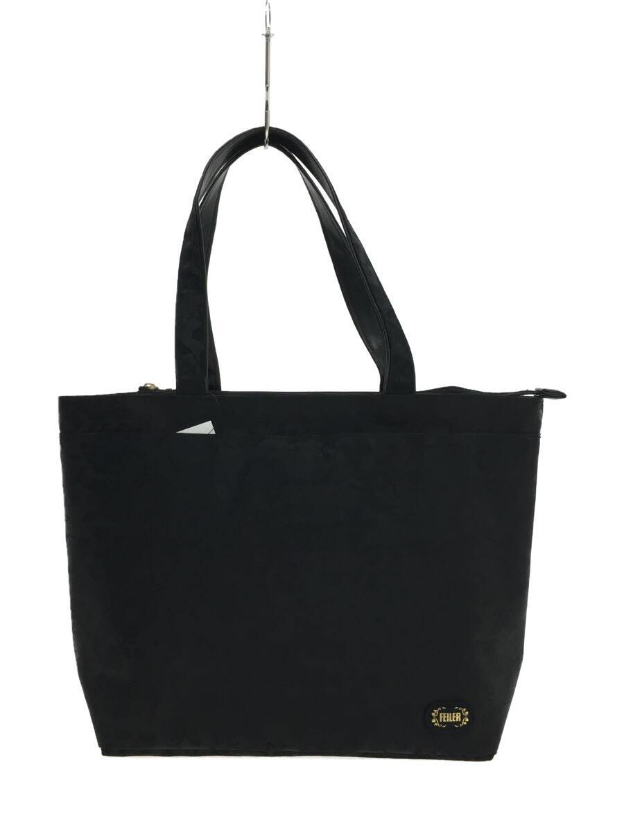 お年玉セール特価】 FEILER◇トートバッグ/-/BLK/花柄/レディース/黒