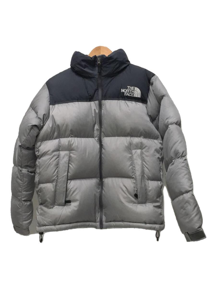 THE NORTH FACE◆ダウンジャケット/S/ナイロン/GRY/ND92234_画像1