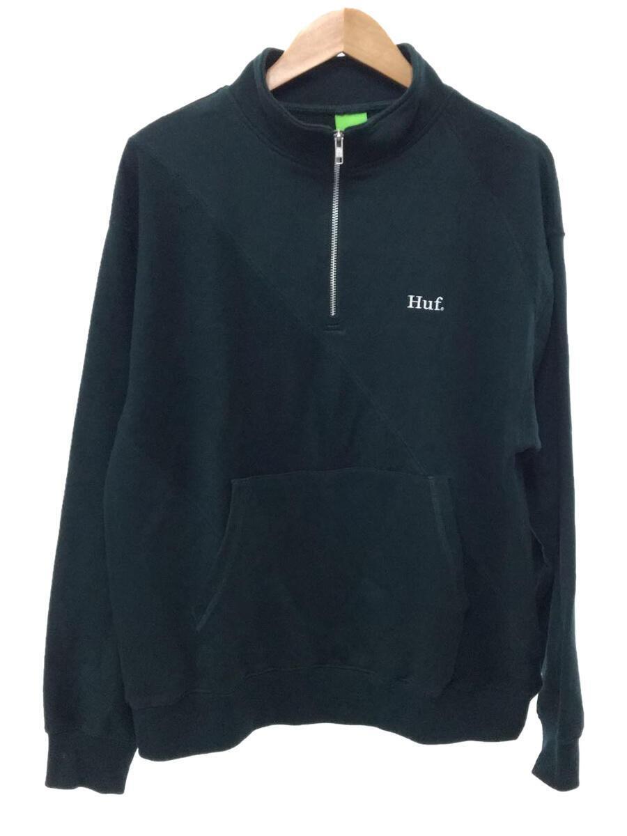 HUF◆HUF/CONVERSION ZIP FLEECE/スウェット/M/コットン/GRN