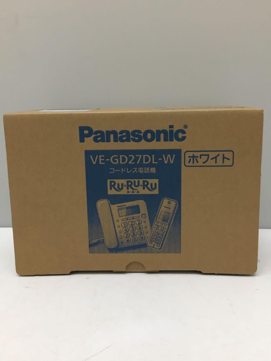 Panasonic*21 year made RURURU cordless telephone machine VE-GD27DL-W