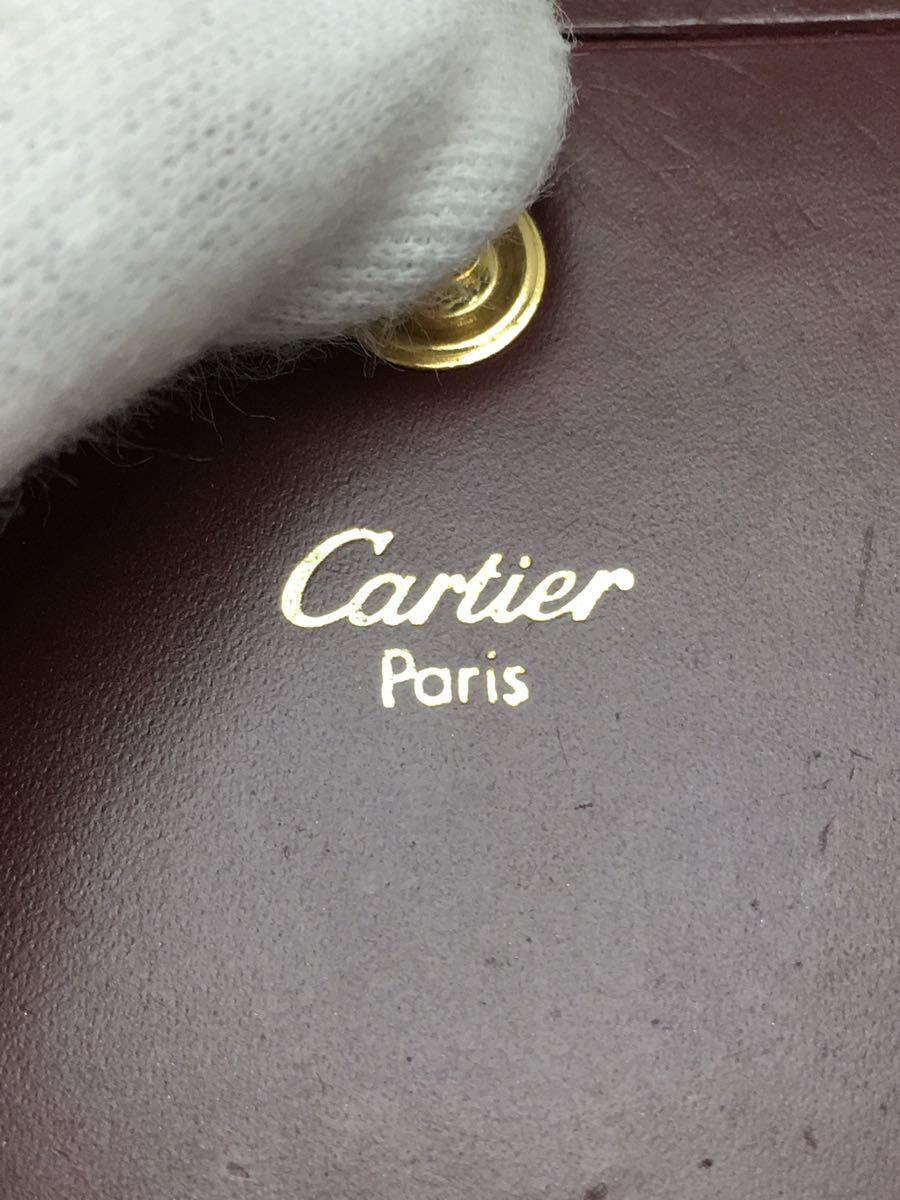 Cartier◆コインケース/レザー/BRD/無地/レディース_画像3