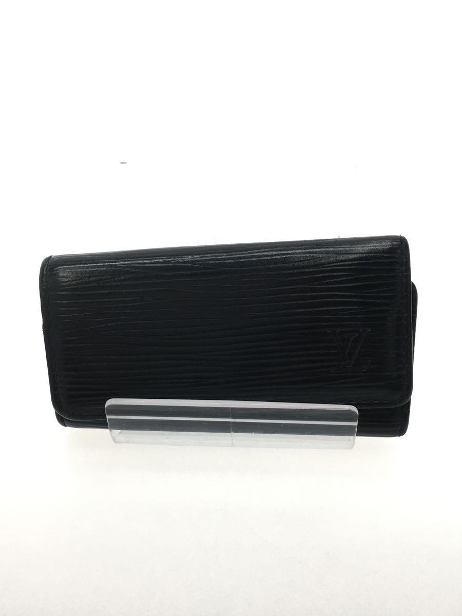 最前線の LOUIS VUITTON◆ミュルティクレ4_エピ_BLK/-/BLK/レディース キーケース 最前線の LOUIS VUITTON◆ミュルティクレ4_エピ_BLK/-/BLK/レディース キーケース