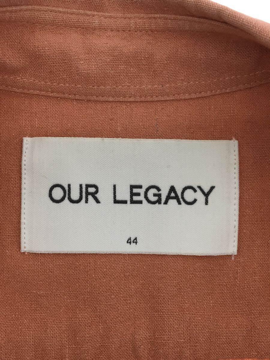 OUR LEGACY◆長袖シャツ/44/シルク/ORN/無地/15AW_画像3