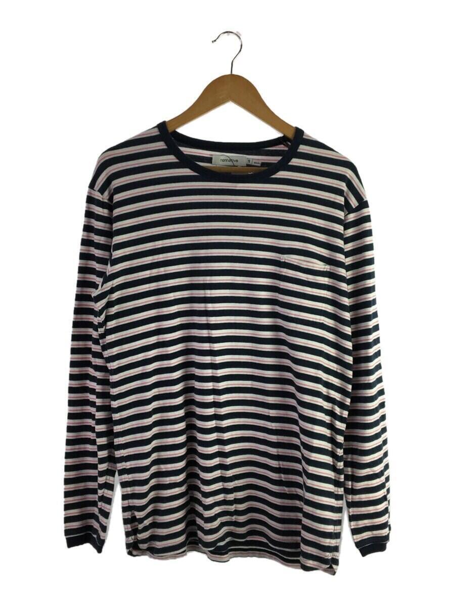 nonnative◆長袖Tシャツ/3/コットン/NVY/NN-C3508_画像1