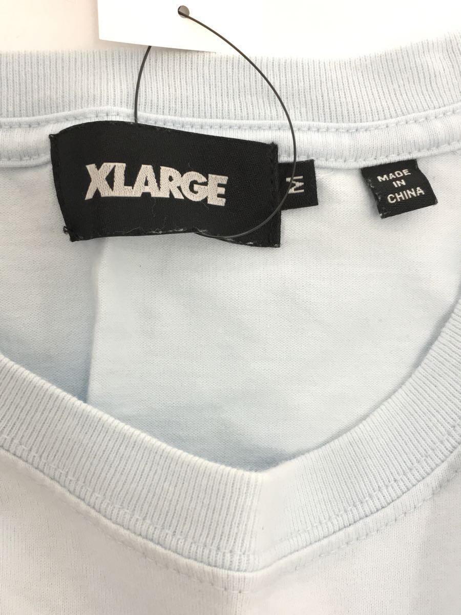 X-LARGE◆Tシャツ/M/コットン/BLU/無地/101202011007 XLARGE_画像3