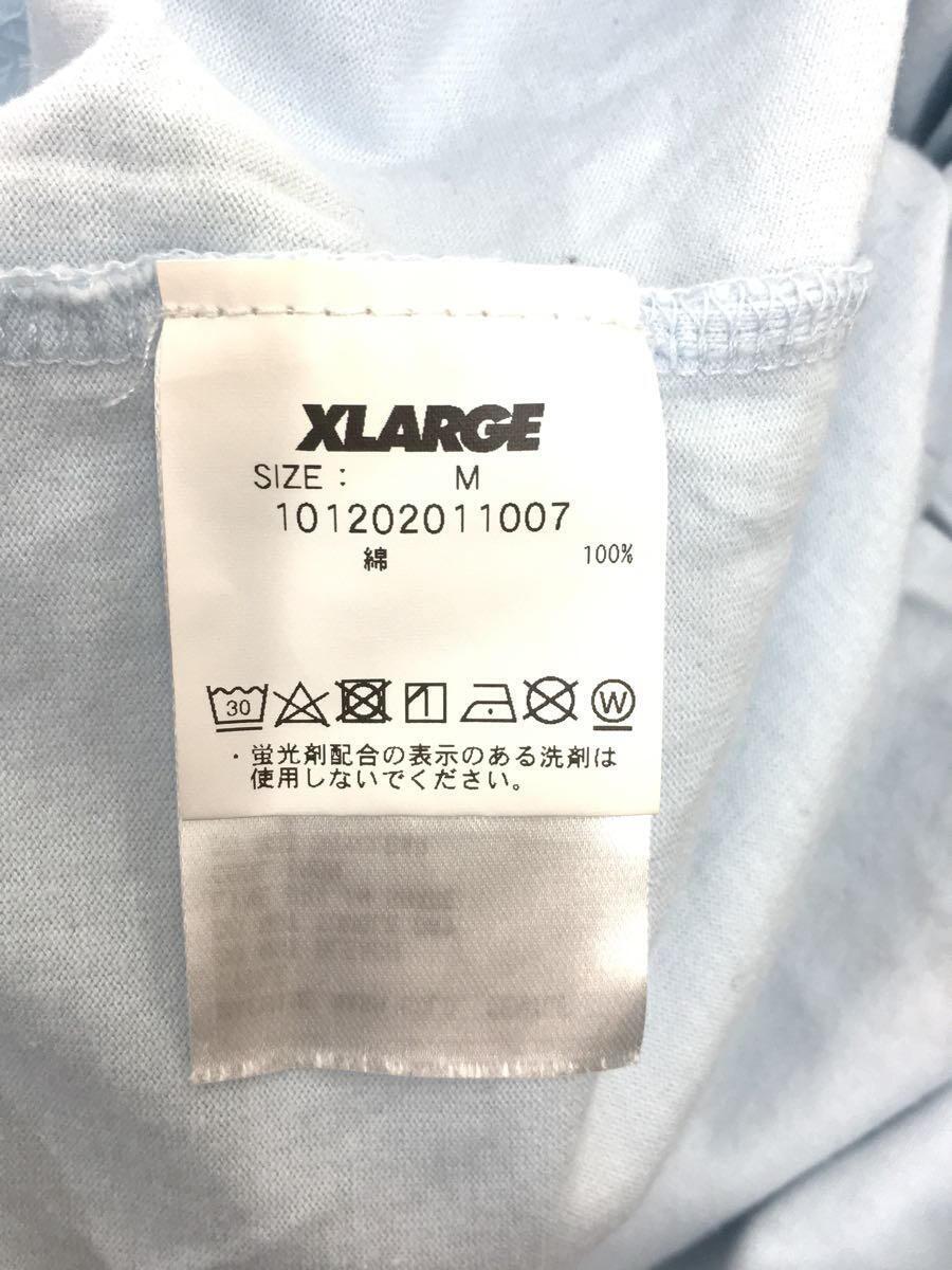 X-LARGE◆Tシャツ/M/コットン/BLU/無地/101202011007 XLARGE_画像4