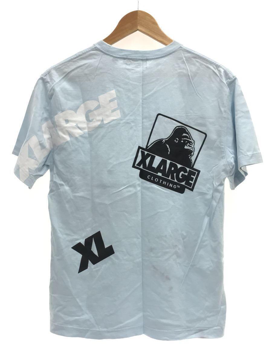 X-LARGE◆Tシャツ/M/コットン/BLU/無地/101202011007 XLARGE_画像2