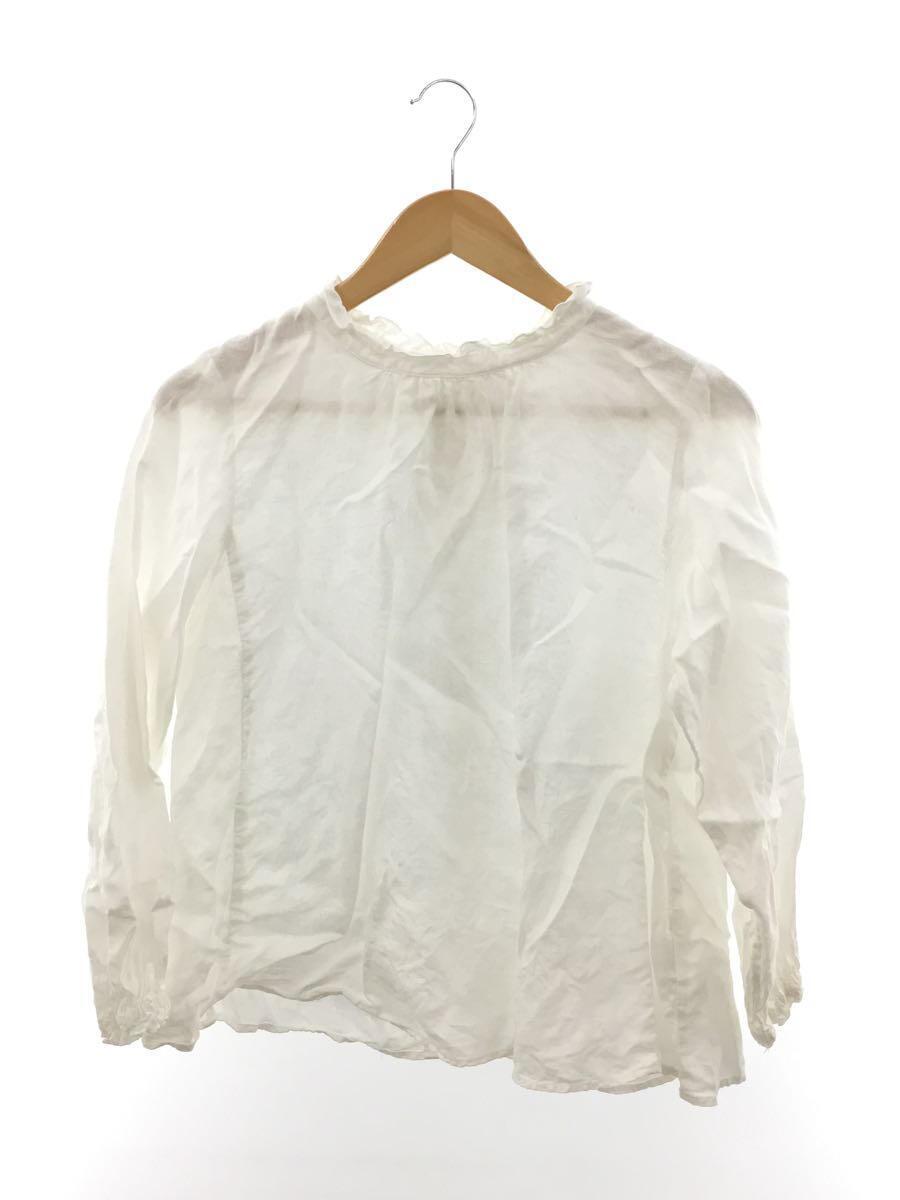 人気の春夏 nest Robe◇長袖ブラウス/FREE/リネン/WHT/01175-1112-23 M