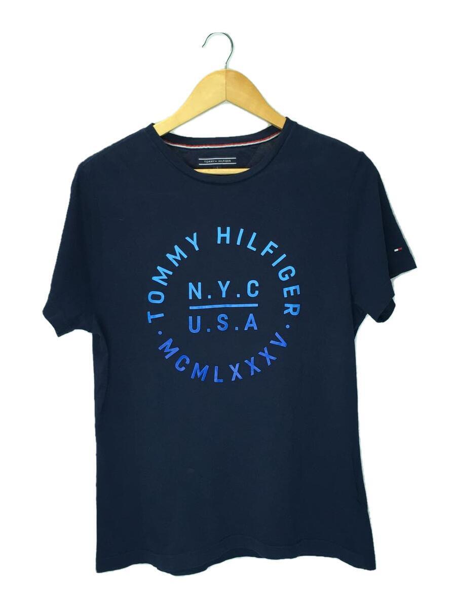 TOMMY HILFIGER◆Tシャツ/S/コットン/NVY_画像1