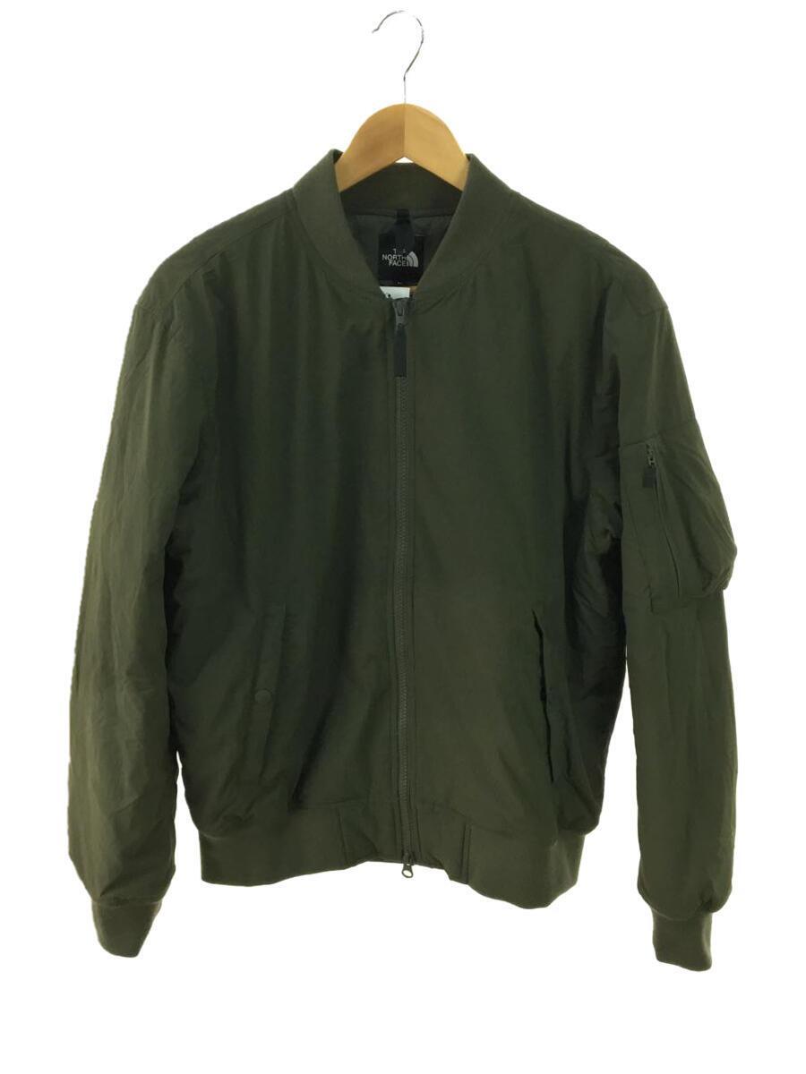 THE NORTH FACE TRANSIT BOMBER JACKET/NYW82065/L/ナイロン/カーキ/ボンバー/ブルゾン