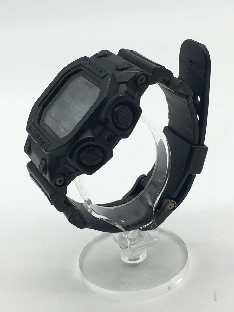 CASIO◇ソーラー腕時計・G-SHOCK/デジタル/ラバー/BLK/BLK-