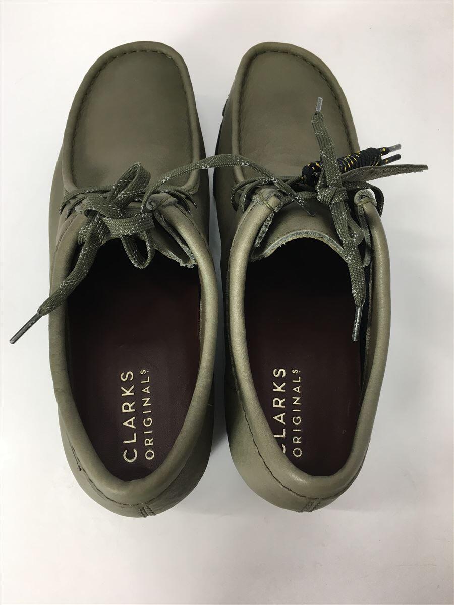 Clarks◆シューズ/US8.5/KHK/レザー/Wallabee GTX/ゴアテックス_画像4