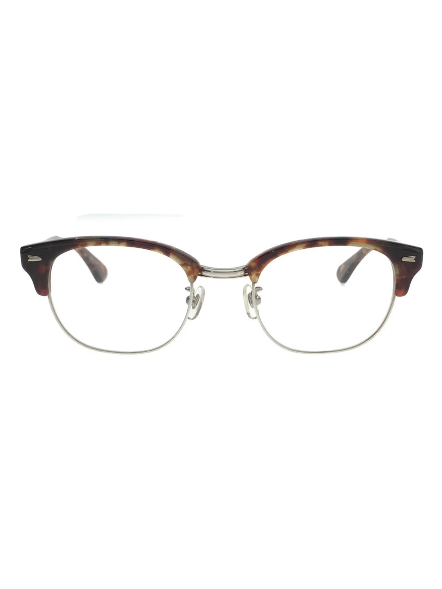金子眼鏡◆メガネ/ブロウ/セルロイド/BRW/CLR/メンズ