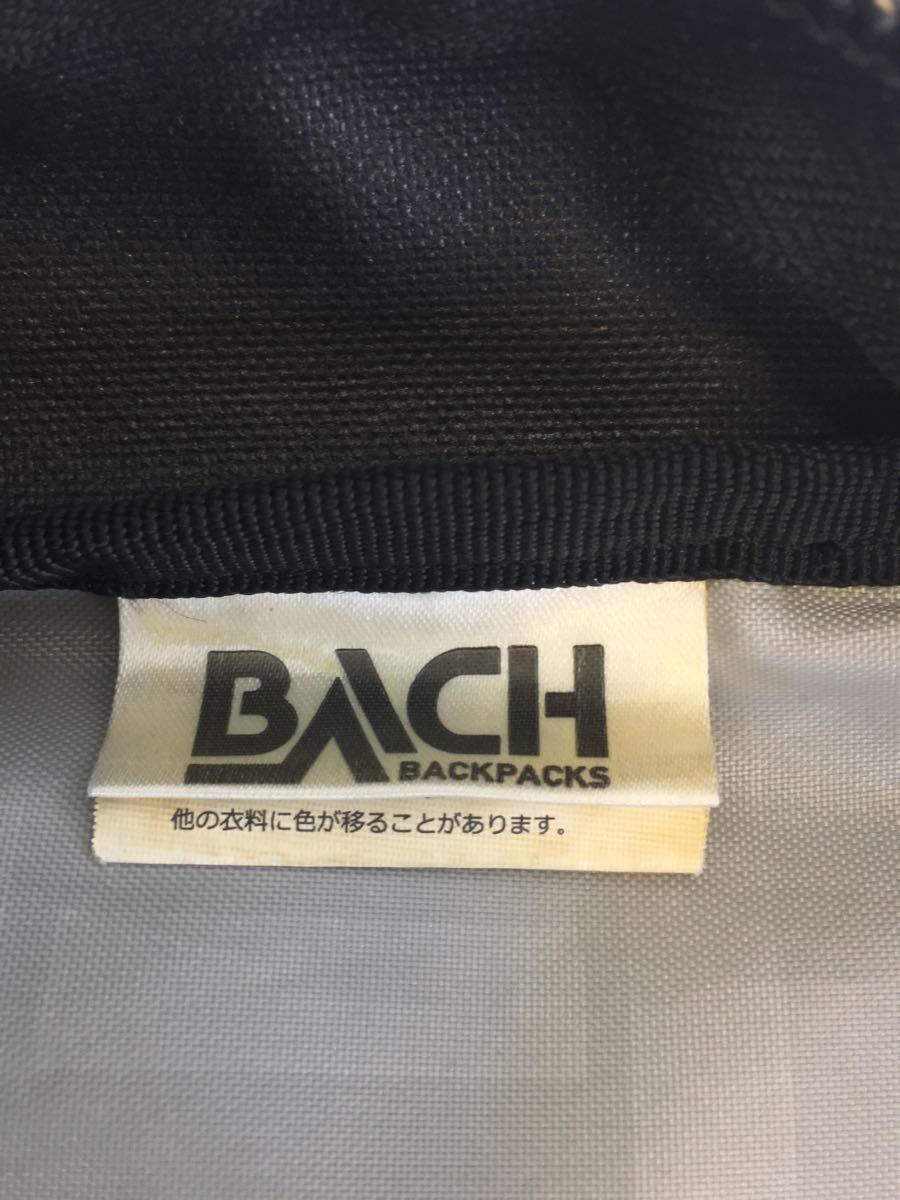 BACH◆リュック/ナイロン/BLK/無地/sb-5216580_画像5