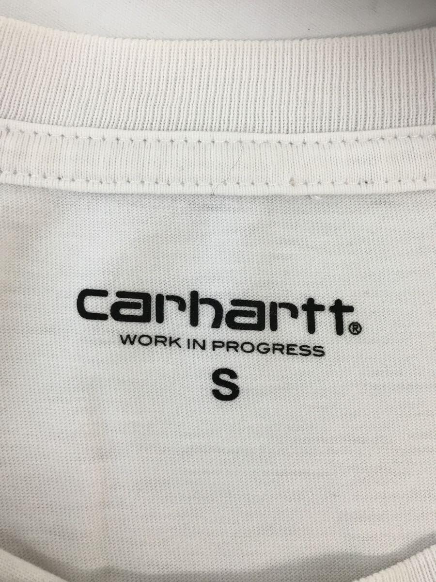 Carhartt◆Tシャツ/S/コットン/WHT/プリント_画像3