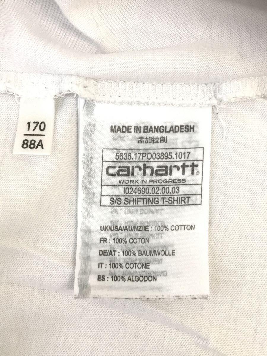 Carhartt◆Tシャツ/S/コットン/WHT/プリント_画像4