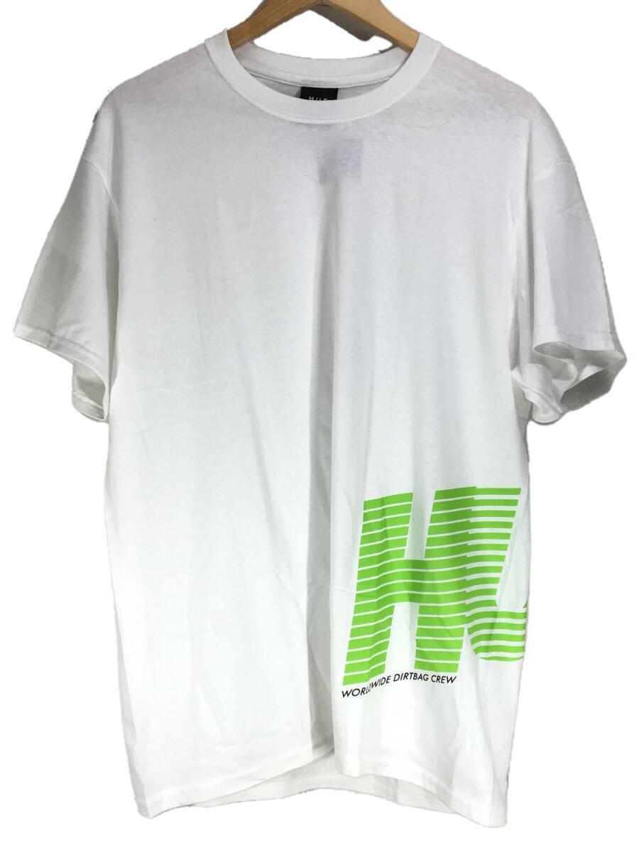 HUF◆Tシャツ/L/コットン/WHT/無地/21MTS80070_画像1