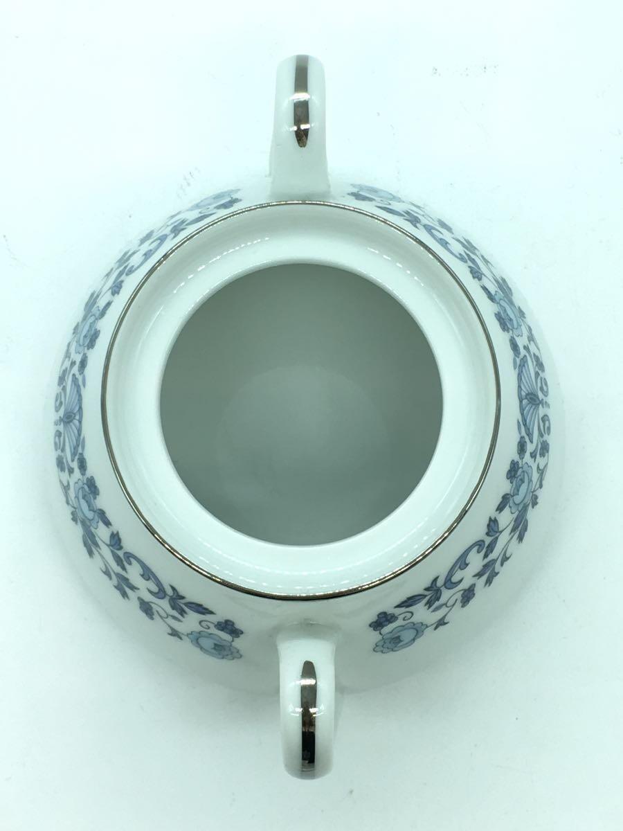 Noritake◆WHT/Royal Blue/シュガーポット/Noritake/オールドノリタケ/_画像6