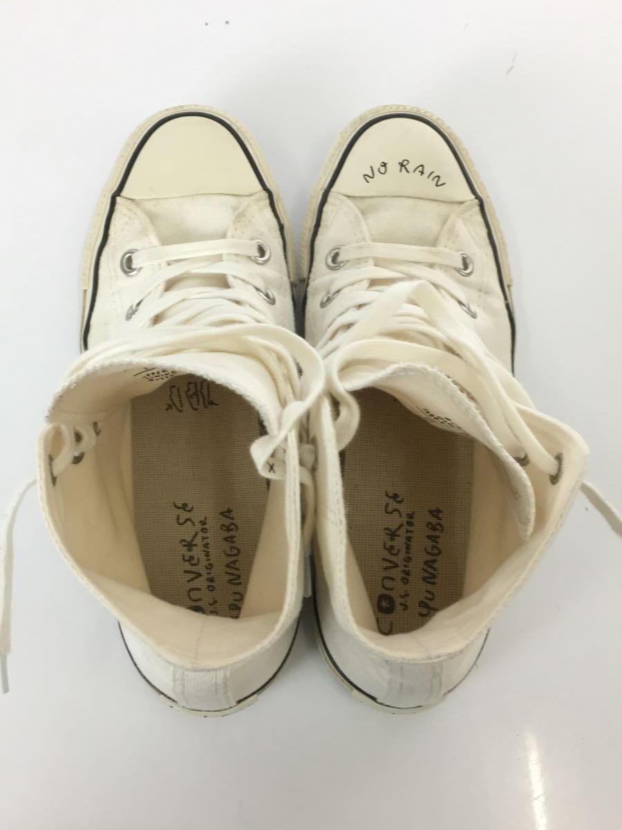 CONVERSE◆ハイカットスニーカー/ALL STAR US YU NAGABA HI/24.5cm/WHT/1SC572_画像3